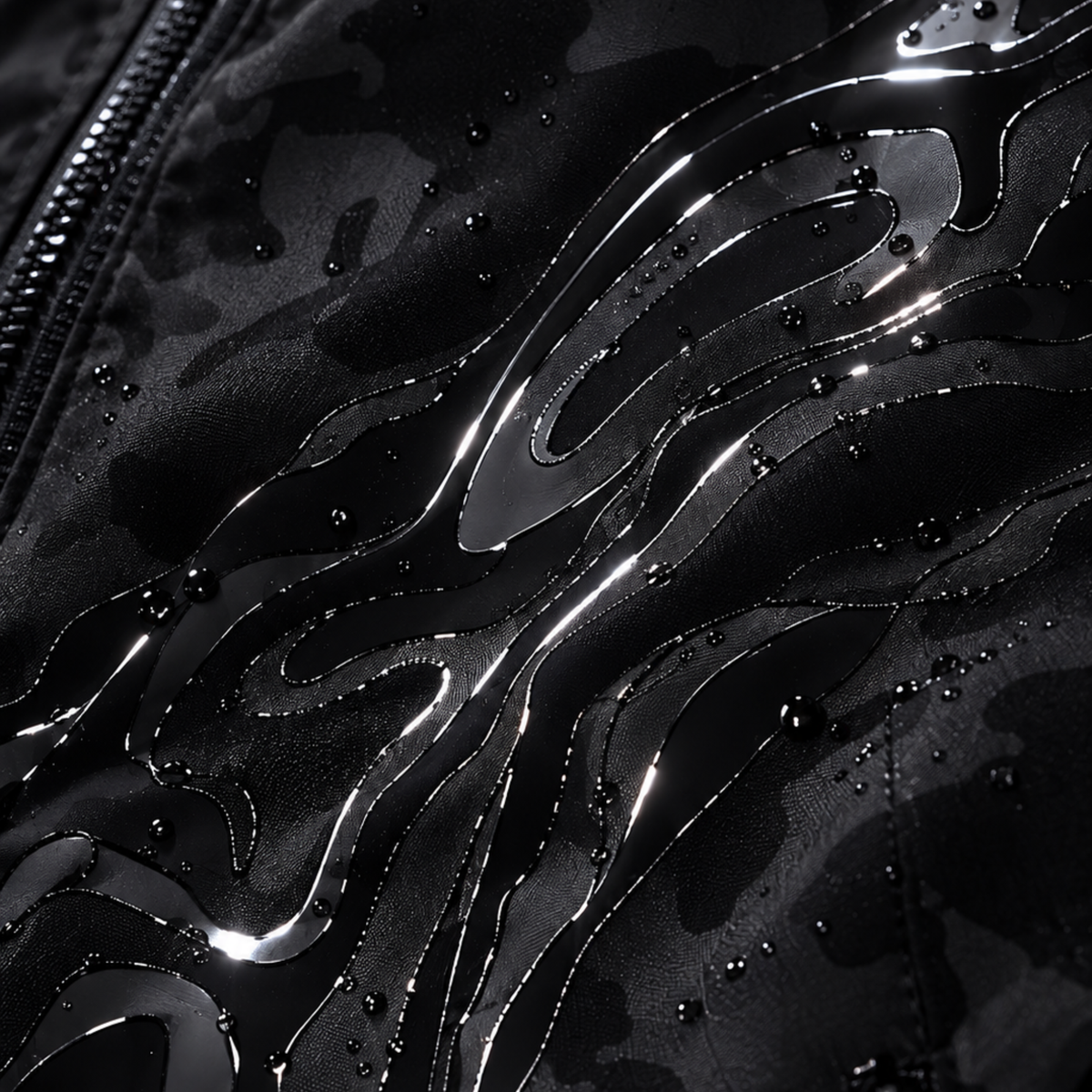 VESTE EN CROIX NOIR — visuel 4